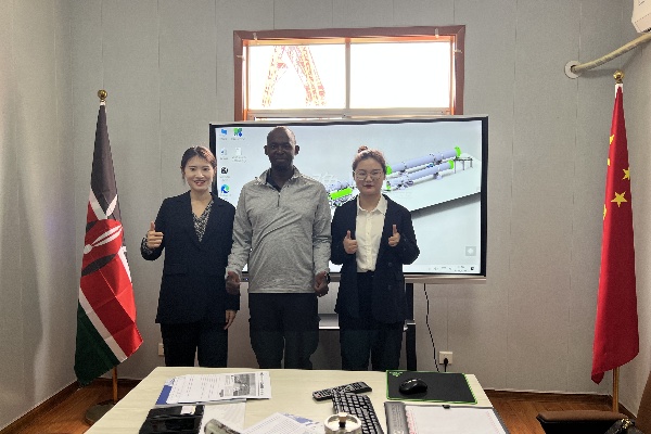 Kenyan Customer Visit Yushunxin Plant